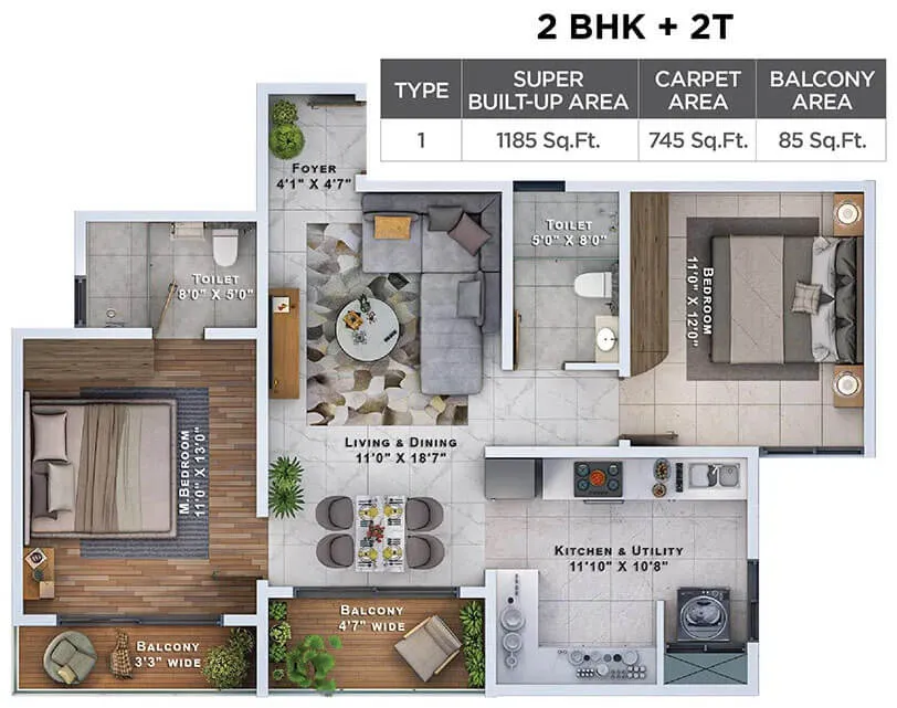 Sattva Lumina Floor Plan