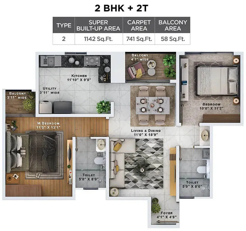 Sattva Lumina Floor Plan